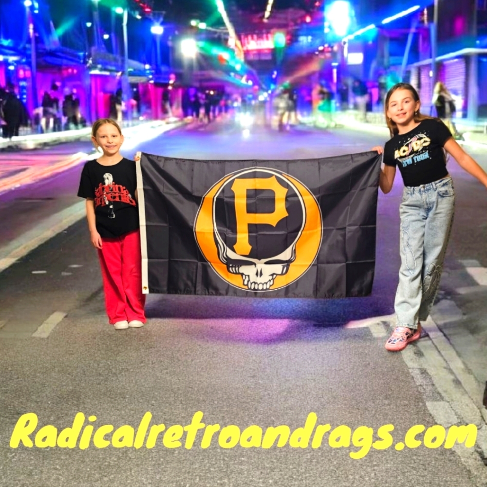Grateful Dead Pittsburgh Pirates Flag 3' X '5 New Steal Your Face